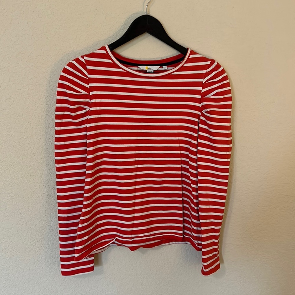 Boden striped top in EUC - size US 8